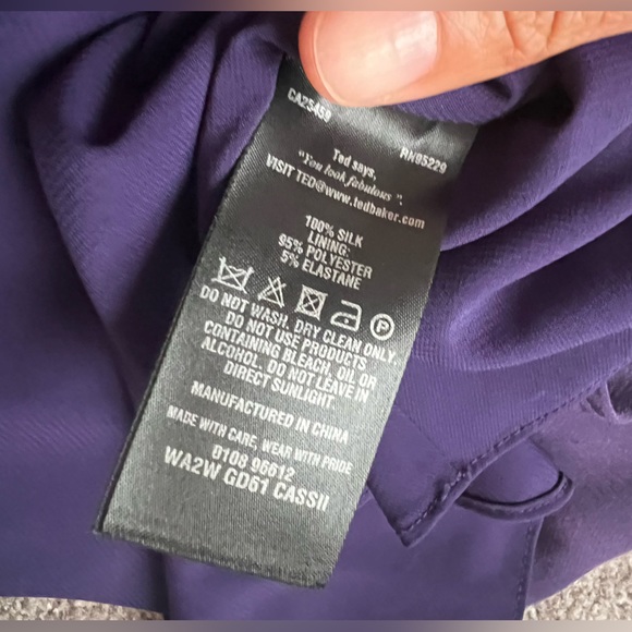 Ted Baker Silk gown size 2 - Picture 7 of 12